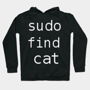 Sudo find cat Hoodie